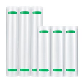 6 Rolls Vacuum Sealer Bags 11 In x 20 Ft & 8 In x 20 Ft Customizable Non-BPA Bag