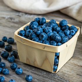 Xemussa wooden gift basket (pack of 20); Used for picking fruits or artworks, handicrafts, and decorations; square ventilated wooden box