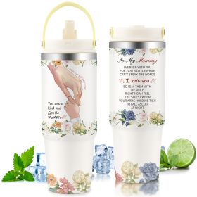 30oz Stainless Steel Cup (Option: Style43)