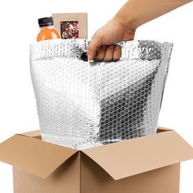 Insulated Foil Bag with Handles (Color: Clear, Material: Metal)